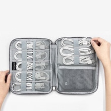 Travel Kit Small Bag Mobile Phone Case Digital Gadget Device Usb Cable Data Cable Organizer Travel Inserted Bag Storage Bag