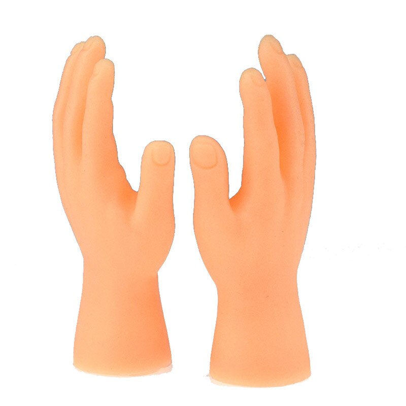 Uhyggelig halloween mini finger hænder lille venstre højre hånd til spil fest kostume  b99