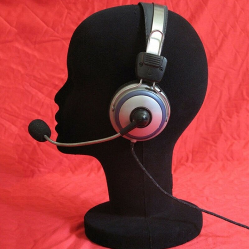 1 stk mandlige kvinder mannequin hoved model styrofoam skum dukke paryk briller hat display stand holdere 7 stilarter