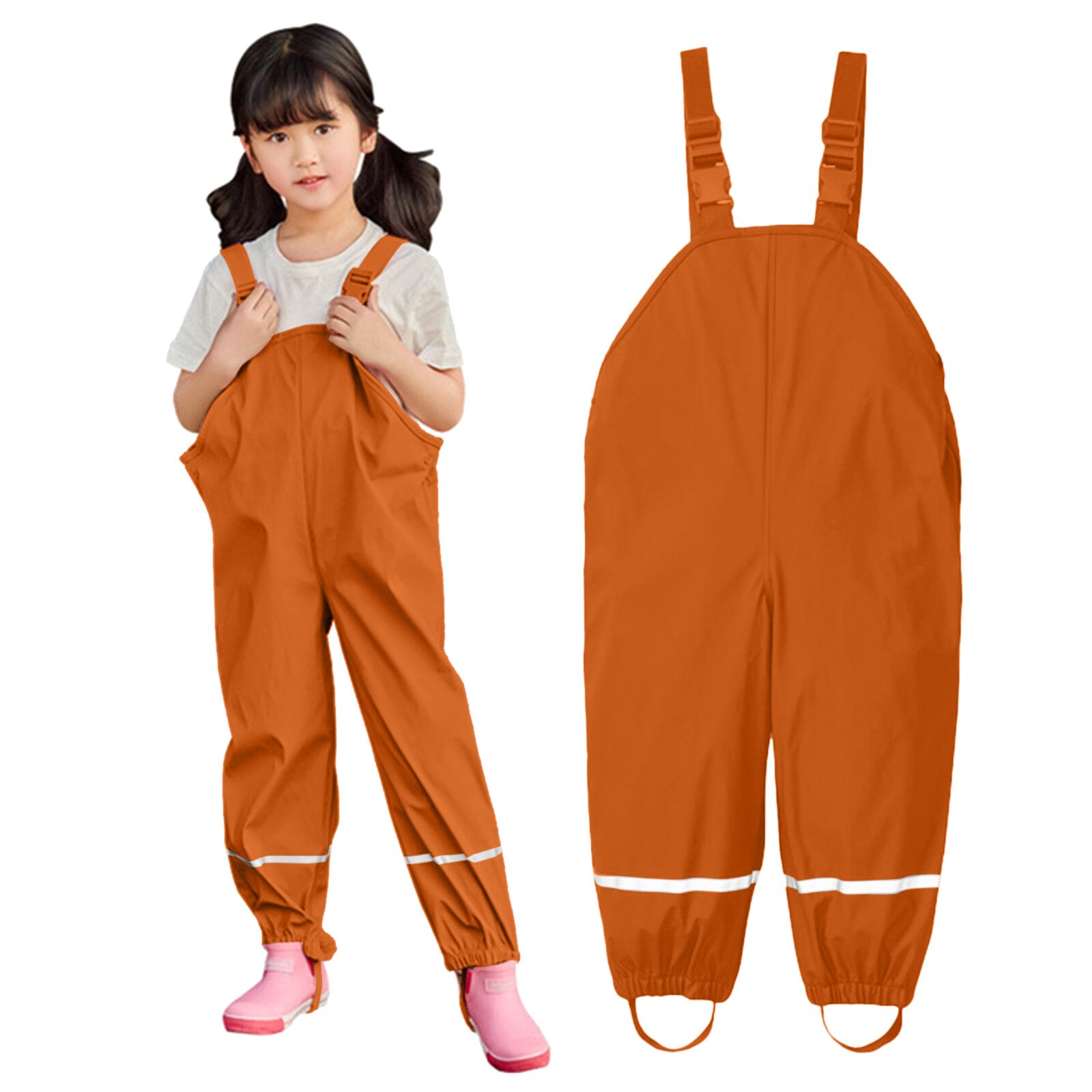 Salopette de pluie imperméable pour bébés filles et garçons, combinaison de vêtements pour adolescents, coupe-vent,