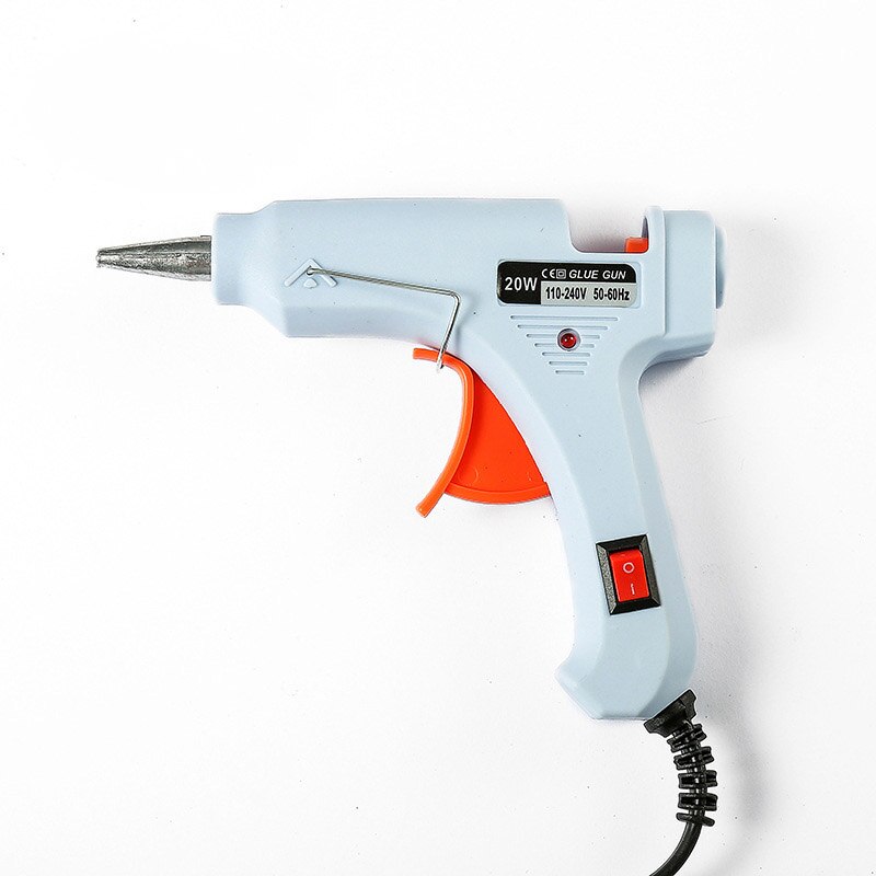 schmelzen Kleber Pistole Industrielle Mini Pistolen Thermo 20W Elektrische Wärme Temperatur Werkzeug schmelzen Kleber Stöcke für Hause DIY Handwerk Werkzeug: grau / uns