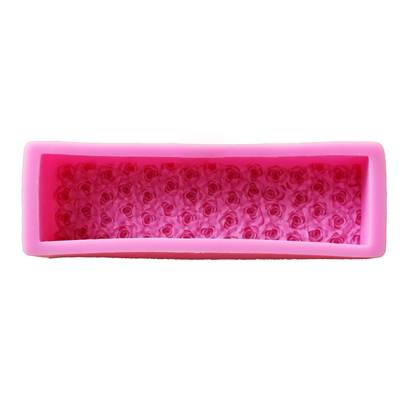 Nicole Zeep Siliconen Mal Reliëf Rose Bloem Decoratie Handgemaakte Brood Zeep Maken Mould