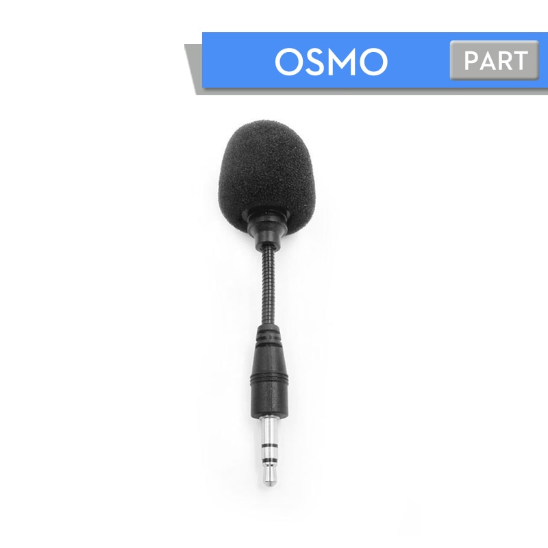3.5mm External Plug Microphone for DJI OSMO Action OSMO POCKET Direct Insertion Microphone Compatible with DJI OSMO Series