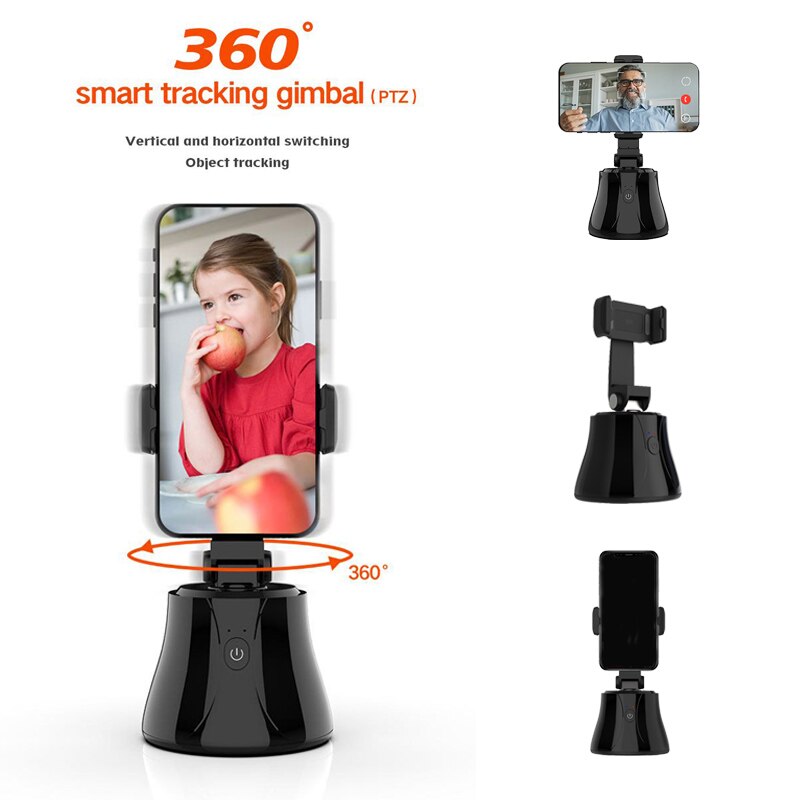 Portable All-in-one Auto Smart Shooting Selfie Stick 360 Rotation Auto Face Tracking Object Tracking vlog Camera Phone Holder