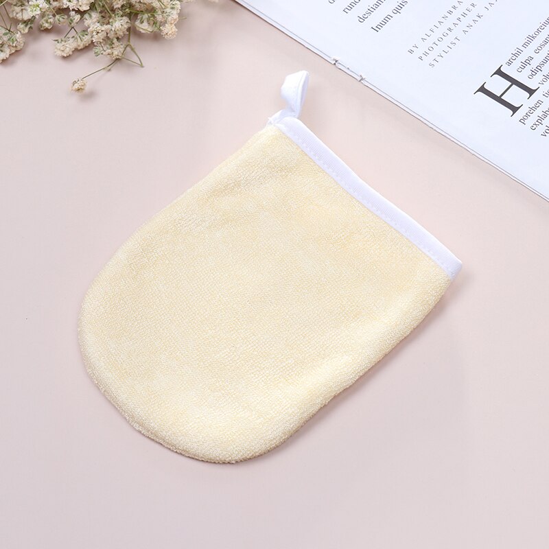 1pc/2 stk magisk ansigtshåndklæde makeup-fjerner rensehandske genanvendelig fiber kvinde ansigtsklud ansigtspleje værktøj tilfældig farve