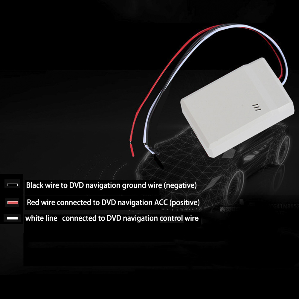 Pulsante di controllo dello sterzo Controller universale per volante per auto navigazione per auto telecomando Wireless per DVD applicabile