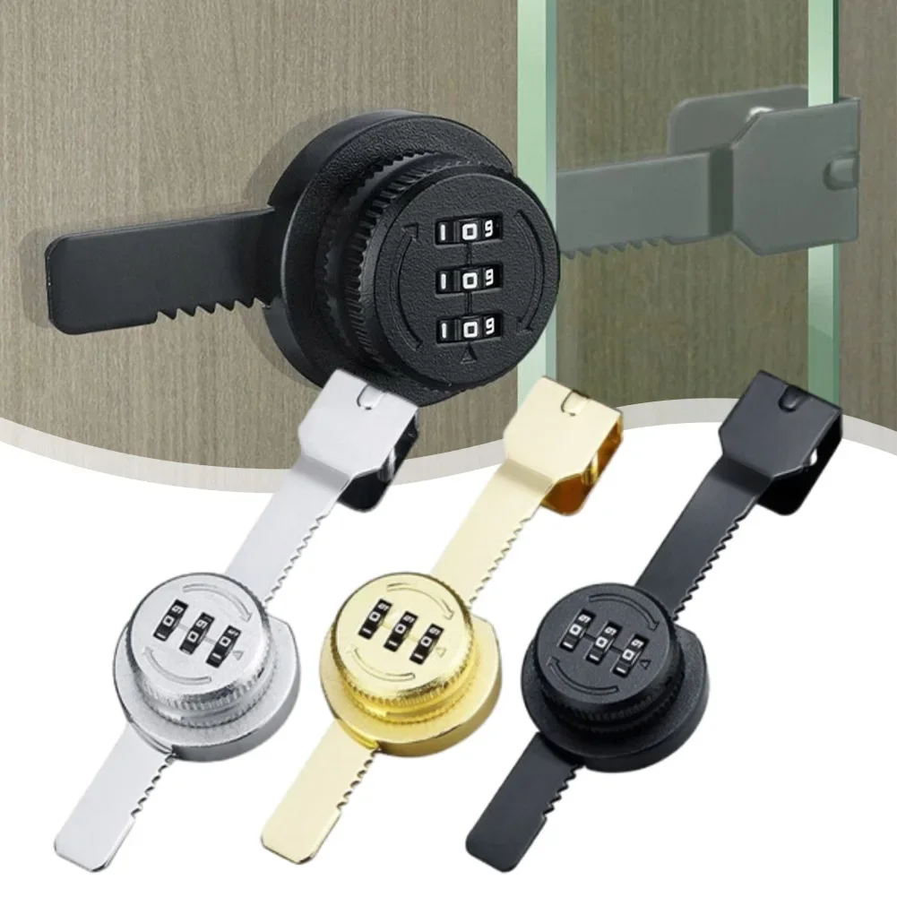 Glazen kast Wachtwoordslot Glazen schuifdeur Slot Opslag Vitrinekast Venster Dubbel open combinatieslot Hardware