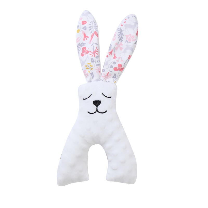 Juguetes relajantes para bebés de 0 a 12 meses, muñeco para bebé de 35x15cm con dibujos animados de animales, cochecito: YELLOW