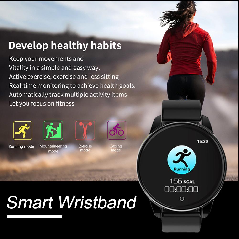 Reloj inteligente 4 pulsera inteligente Frecuencia Cardíaca control de la presión arterial recordatorio de salud Smartband Monitor de salud banda inteligente impermeable