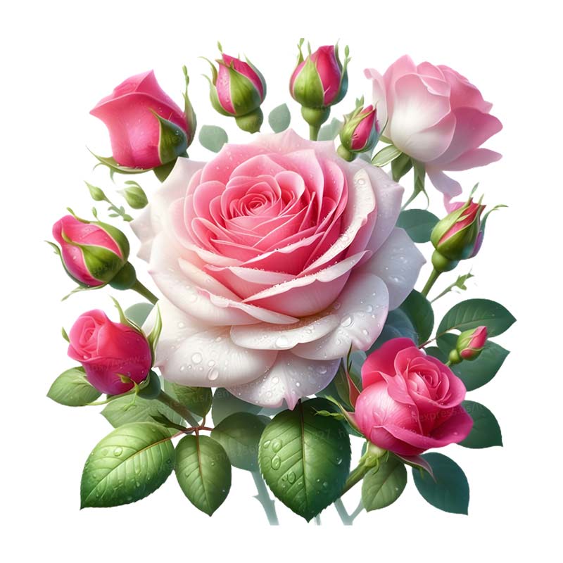 Romantic Rose Wall Sticker Bathroom Toilet Decor Living Room Cabinet Refrigerator Home Decoration Decals Stickers S424: XS / Gold