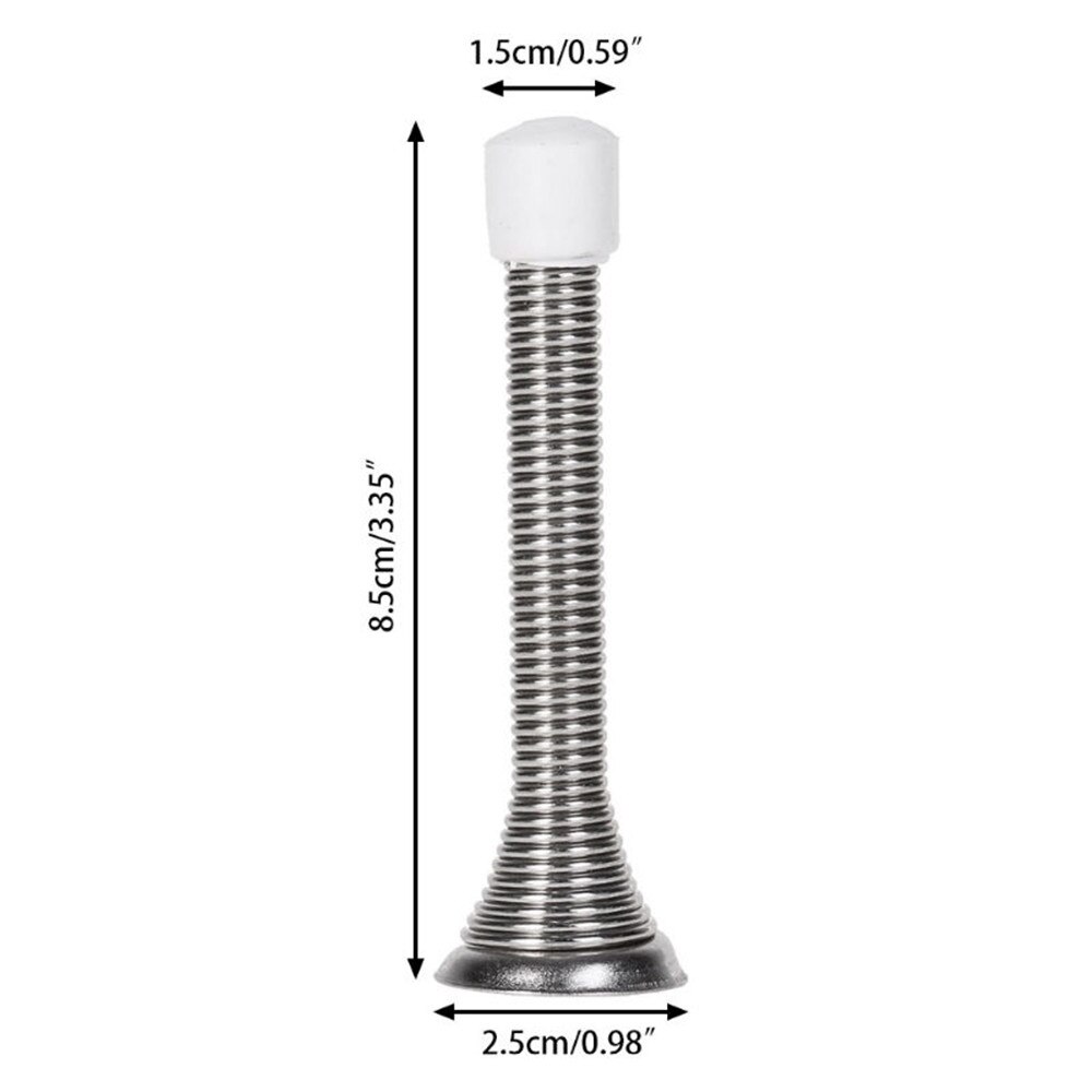 1Pc Gummi Kappe Metall Tür Stoppt Frühling Tür Stopper Zauberstab Dekorative Tür Stopper Schützen Türen &Ampere; Zauberstab Metall Tür stoppt