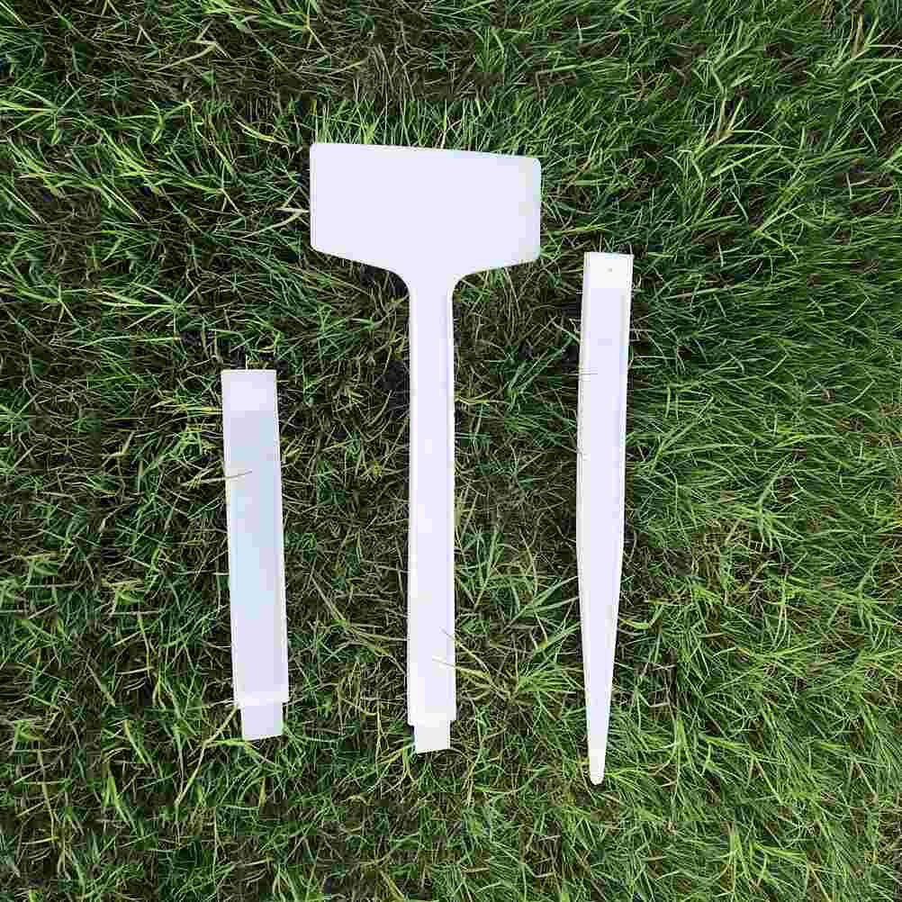 2Pcs Plant Classification Signs Plastic Plant Labels Plant Identification Ground Stake
