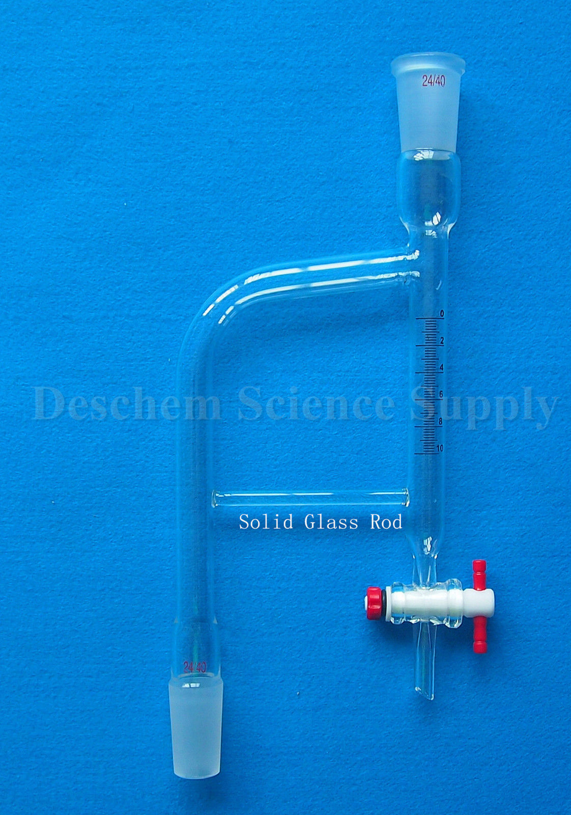 10ml,24/40,Glass Distillation Receiver,Dean Stark Adapter,PTFE Stopcock
