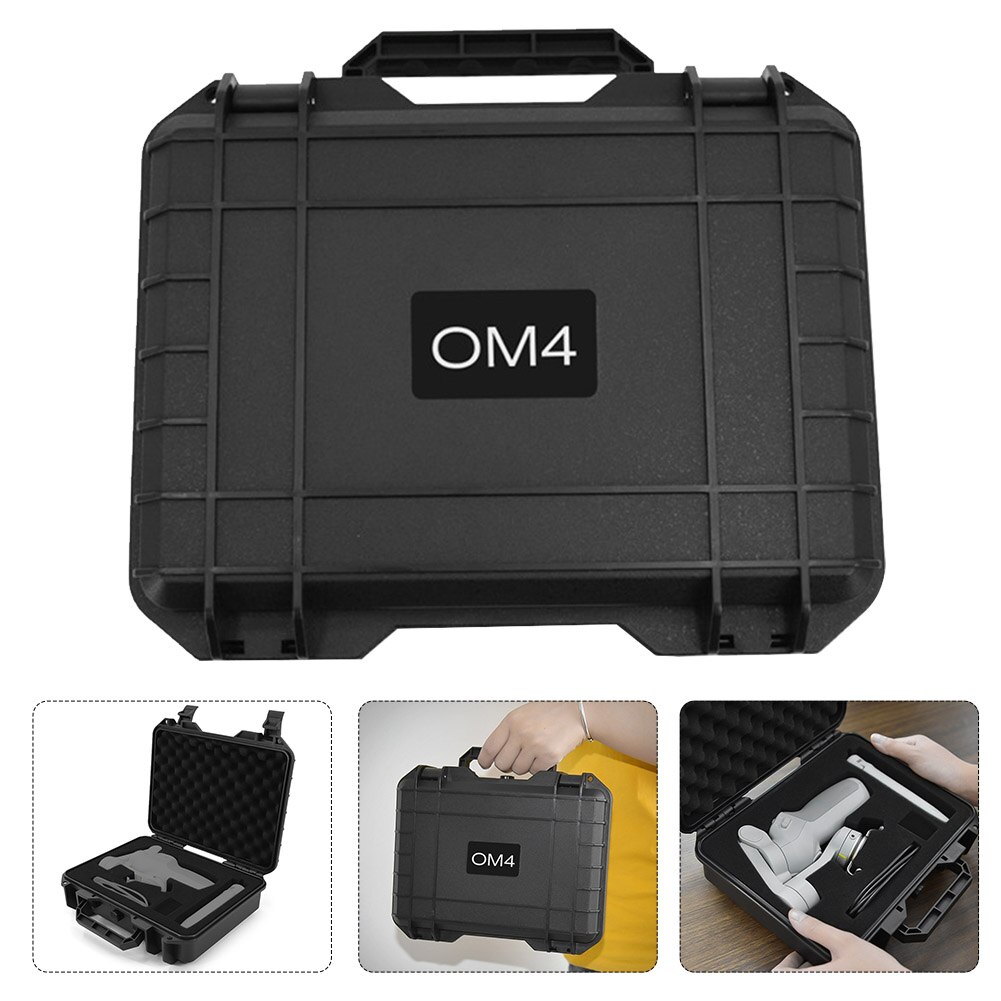 Fuld beskyttelse solid taske rejsetaske håndholdt gimbal kamera tilbehør til dji  om 4 til osmo mobile 3