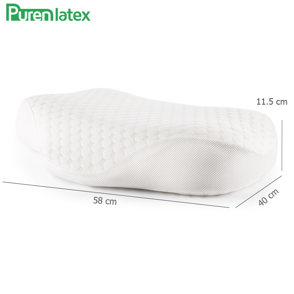 PurenLatex Shoulder Pad Pillow Memory Foam Orthopedic Pillow Widening Protect Neck Body Pillow for Back Side Sleeper: Default Title