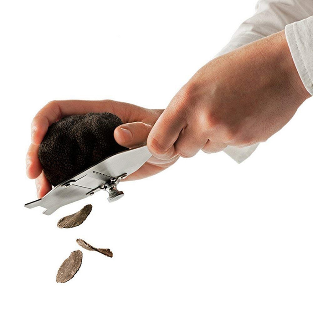 Stainless Steel Truffle Cheese Slicer Adjustable Blade Chocolate Shaver Wavy Blade Dessert Knife Kitchen Gadgets