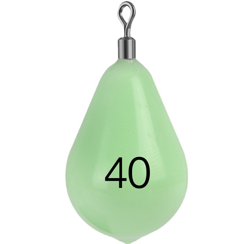 Luminous Fishing Weights Sinkers 30g-150g Water 360 Degree Rotation Fishing Sinker Bass Fishing Accessories