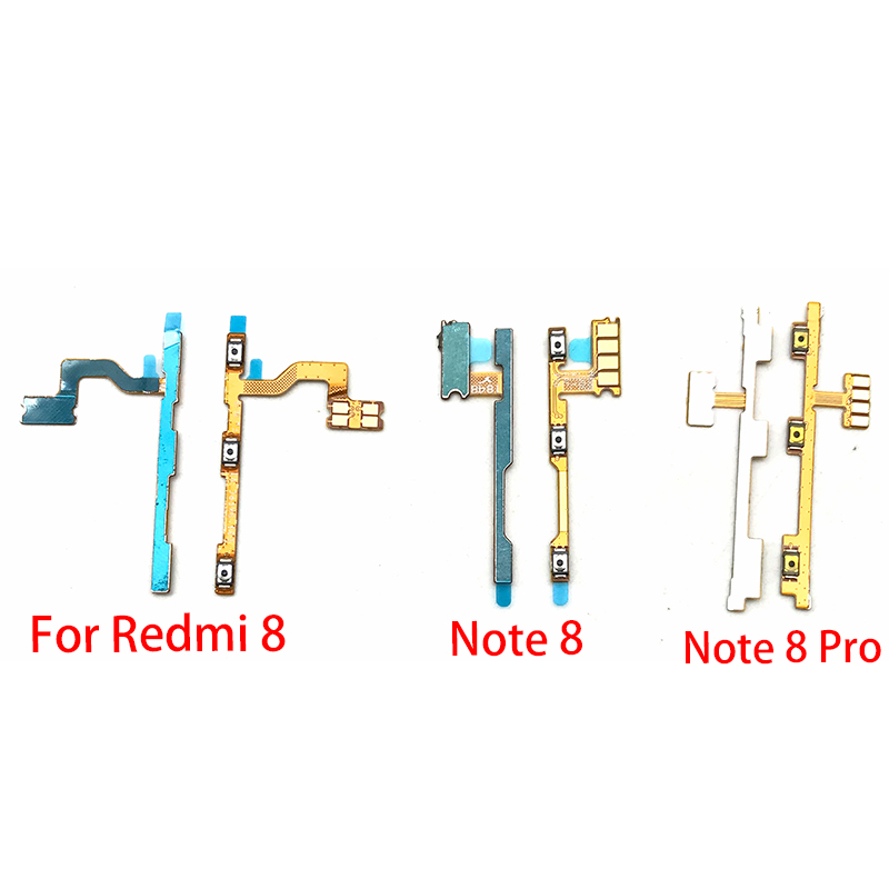 10 sztuk/partia, przycisk włączania i wyłączania boczny przycisk Flex Cable dla Xiaomi Redmi 6 6A 7 7A 8 8A 9 9A uwaga 6 7 8 8T 9 9S 10 Pro 5G