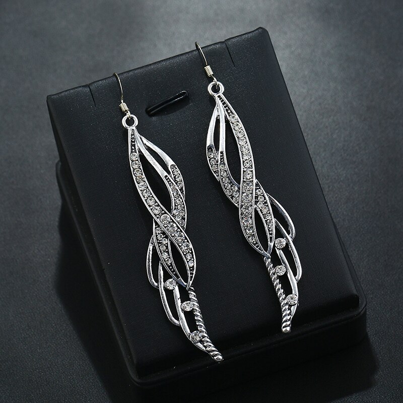 Promi Winkel FlüGel Ohrringe Für Frauen Mit kubisch Zirkon Steine Brincos Weibliche Schmuck Pendientes Mujer Brincos 2E559