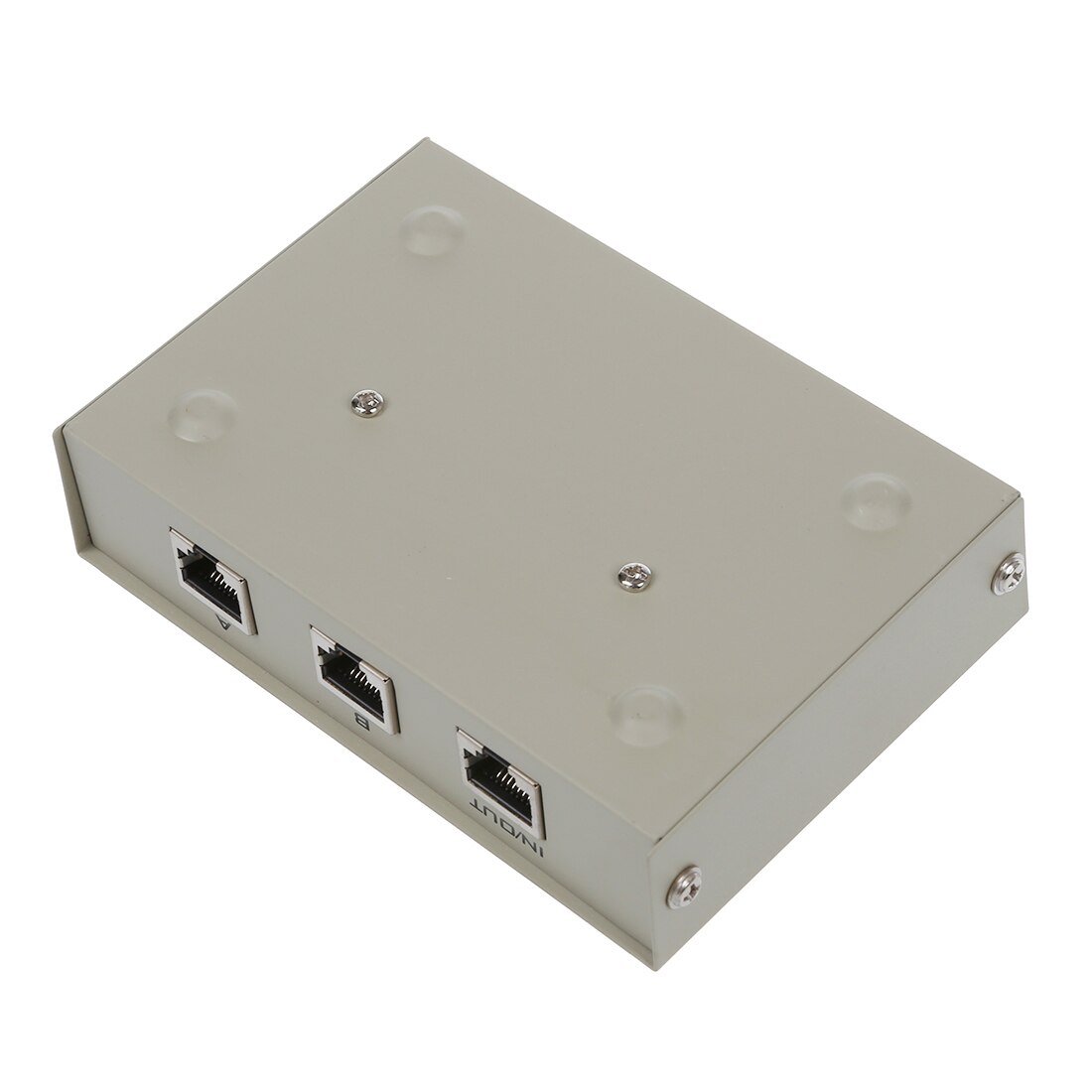 Rj45 8 p 8c netværk/telefon  ab 2 vejs 8 p 8c manuel delingsboks