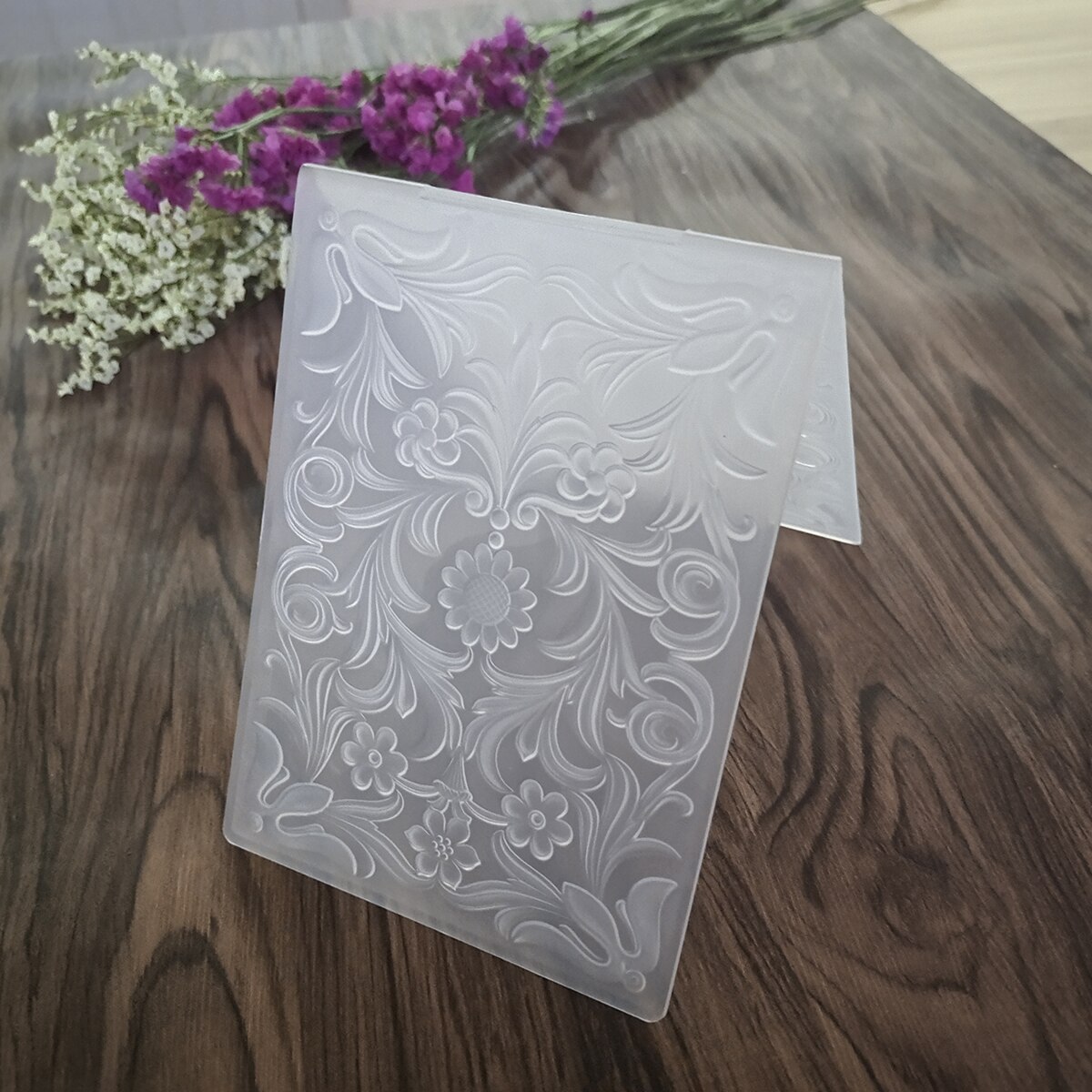 Beautiful Flowers Leaves 3D Embossing Folders Scrapbooking For Card Making Supplies Album Paper Crafts Decoration