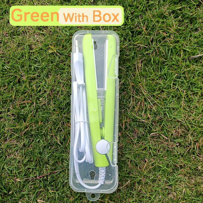 3-in-1 PTC Hair Straightener Styling Appliances Combs Tools Heated Flat Iron Beard Styler Brush Curling Iron