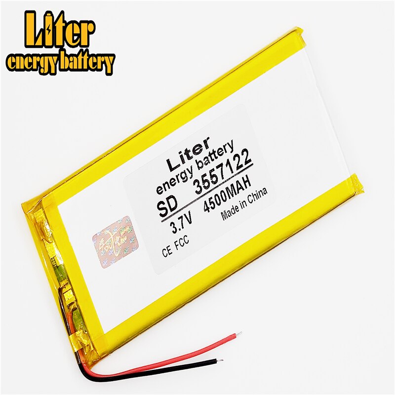 3557122 4500Mah 3.7V Lithium Li Ion Polymeer Oplaadbare Batterij Met Een Tablet Pc E-Book Tablet Pc Power Bank