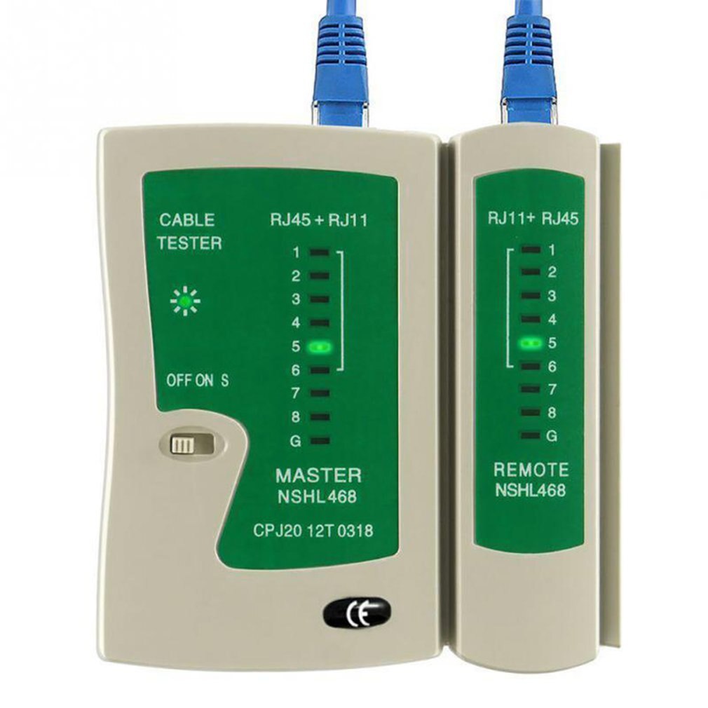 Netværkskabel tester  rj45 rj11 rj12 kat 5 utp lan kabel tester detektor fjerntest værktøjer netværk