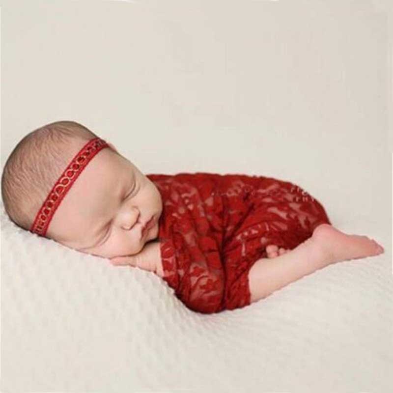 Chapeau en dentelle extensible pour -né | Couverture enveloppantes, accessoires pour photos de bébés, vêtements pour photos de bébés