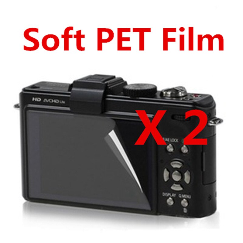 Protector de pantalla LCD para cámara Nikon D850, película de vidrio templado autoadhesiva, funda protectora de pantalla para el hombro: 2 Film Protectors
