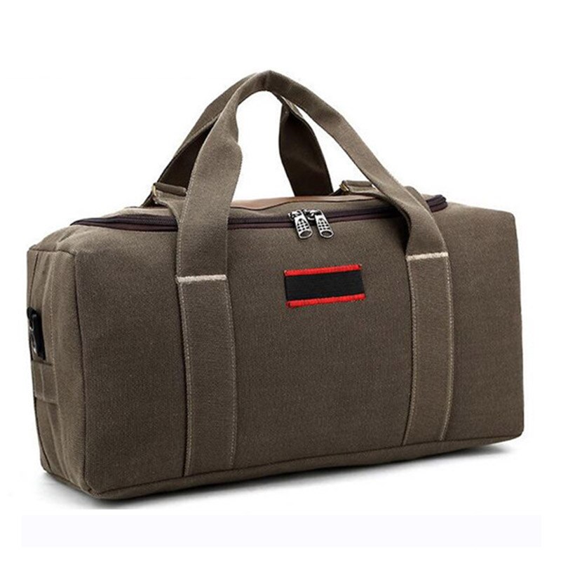 Bolsos de viaje de duraderos a la para hombre, gran capacidad, 36-55L, bolsos de lona para mujer, bolsas de lona plegables impermeables para viaje: Brown