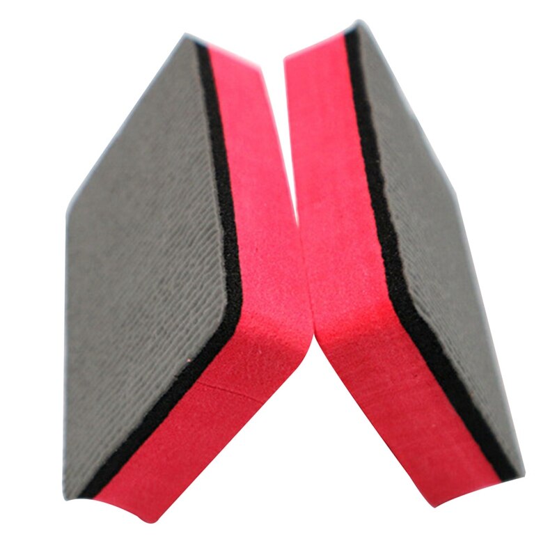 Almohadilla mágica para Barra de arcilla para coche, almohadilla limpiadora de bloque de esponja, almohadilla de cera para limpieza de coche, herramientas de limpieza de color rojo