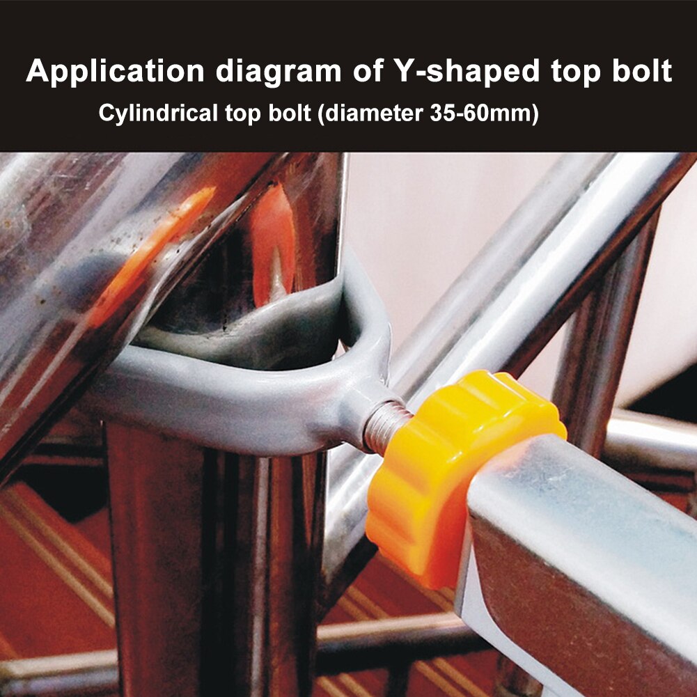 2pcs M10 Doorways Y Spindle Rod Threaded Easy Install Household Adapter Steel Core Accessory Gate Screw Bolt Baby Pet Safety