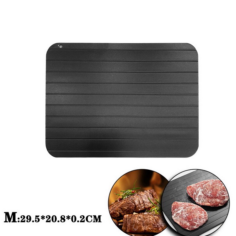 Fast Defrosting Tray Thaw Frozen Food Meat Fruit Quick Defrosting Plate Board Defrost Kitchen Gadget Tool for: 02