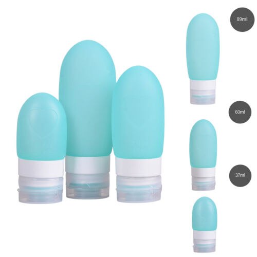 Home Travel Packing Silicone Press Bottles Set Silicone Tube PP Portable Lotion Shampoo Bath Container Makeup Organizers