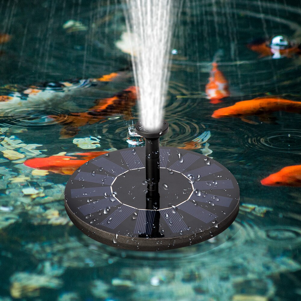 Mini painel de bomba de fonte solar alimentado por energia solar fonte de água piscina fonte de água decoração do jardim fontes de água decorativo