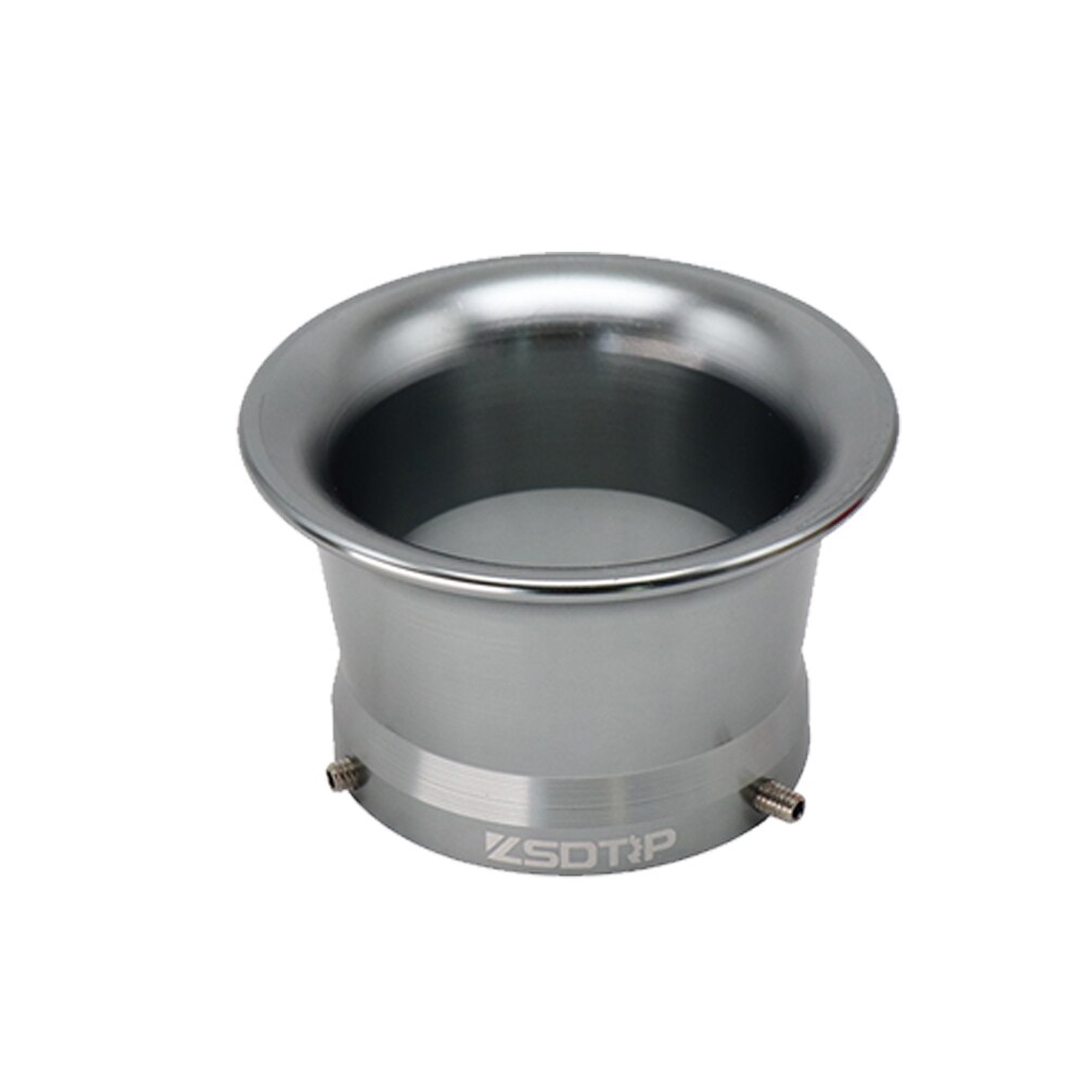 SCL Racing 50mm Motorcycle Air Filter Cup Wind Horn Cup With Rubber Mesh For PWK21 24 26 28 30mm PE28 30mm Carb: Titanium