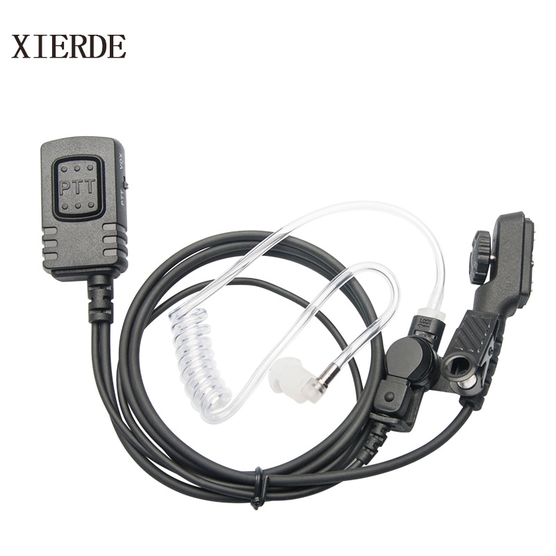 Voor Walkie Talkie Hytera HYT PD780 Air Tube Headset Oortelefoon Mic PD700 PD700G PD702G PD705G PD752 PD782 PD785 PD785G PT580H