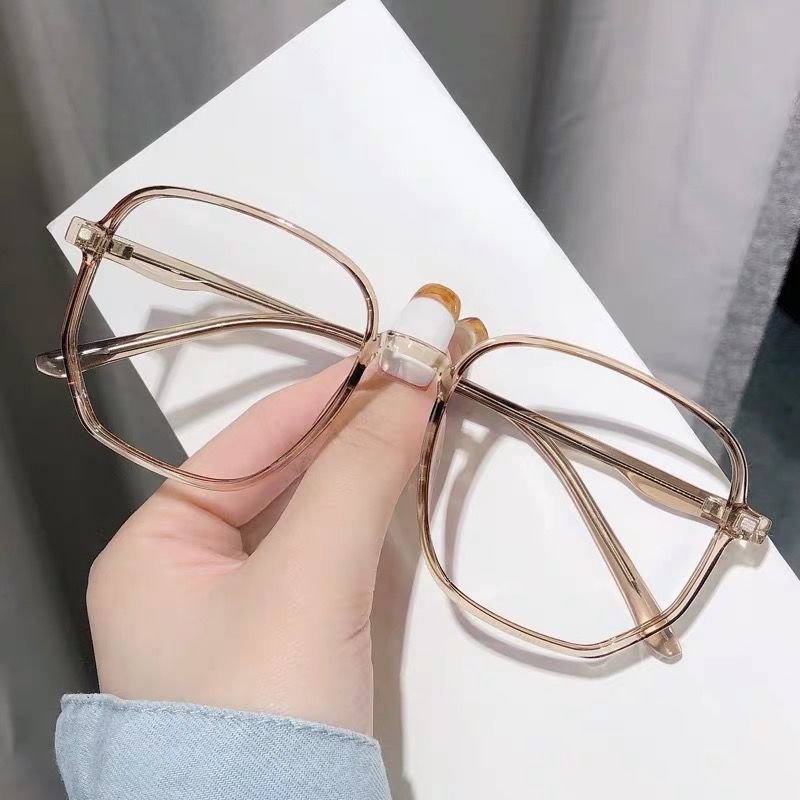 Black Ladies Computer Square Glasses Frame Luxury Men Optics Eyewear Frame Brand Office Eye Spectacles: 04