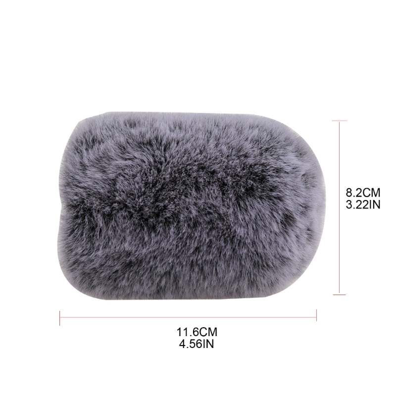 Microphone Furry Windscreen Muff Microphone Wind Cover Fuzzy Microphone Cover Fuzzy Microphone Filters for AT2020