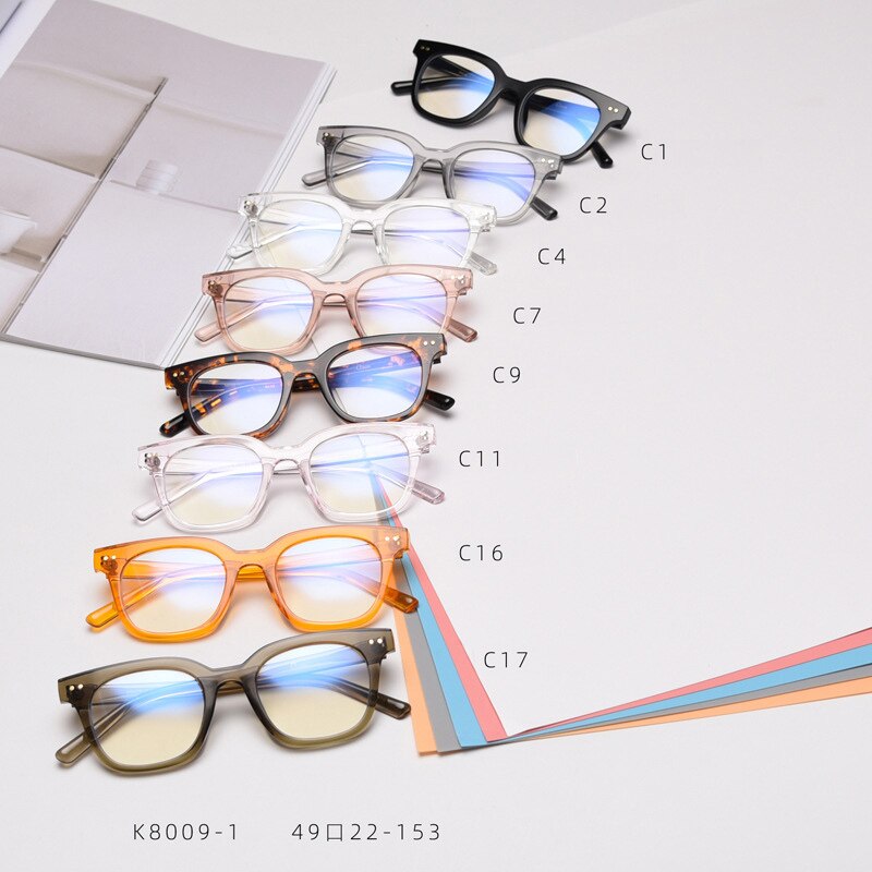 Optical Glasses Frame Man Women Brand Vintage TR90 Small Square Myopia Eyeglasses Frame Clean Lens