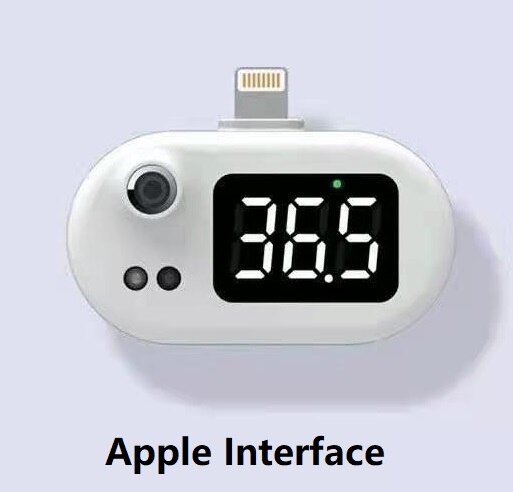 Sales Smart Mobile Phone Body Thermometer: Apple interface