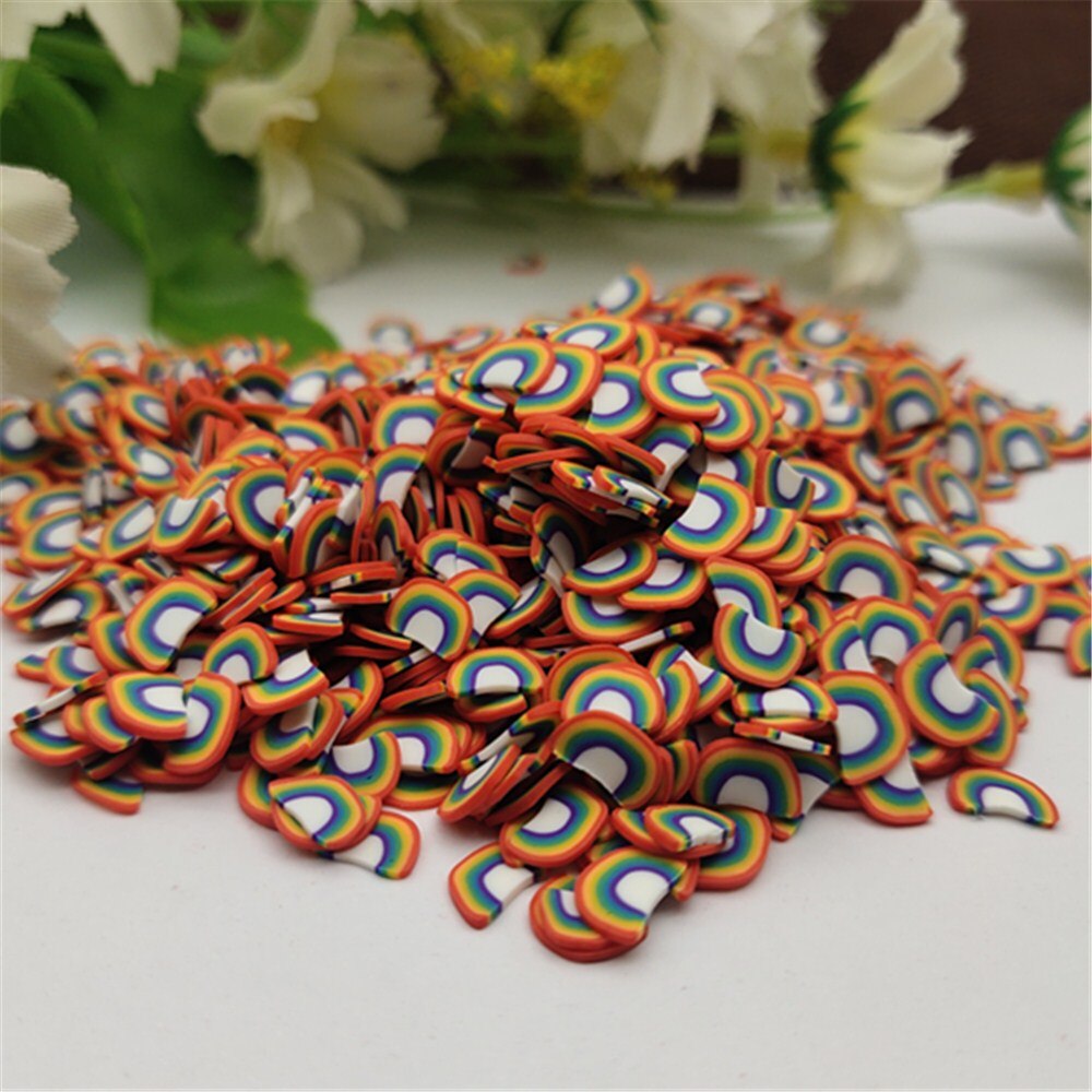 20g kerst halloween bloem vis doe-het-zelf benodigdheden nagels kunst polymeer transparante klei accessoires doe-het-zelf pailletten scrapbook shakes knutselen