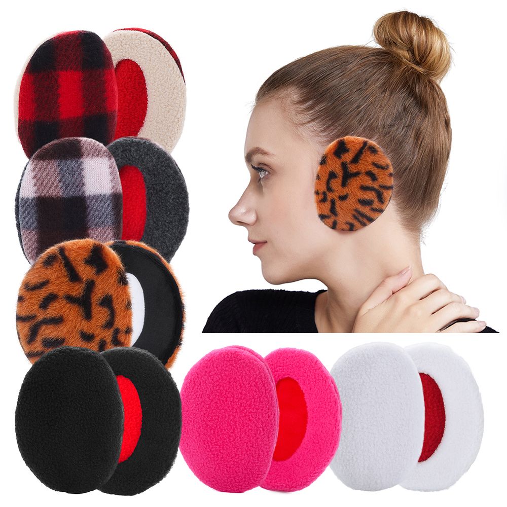 Bandless Ear Muffs Fleece Ear Muffs Thick Winter Warm Ear Covers Cold Weather Ear Warmer for Men Women