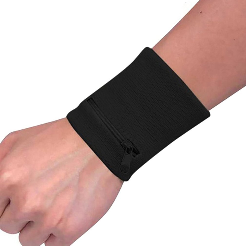 Hardlooptassen fietsen tennis sport zilveren sleuteltas polssteun orthese portemonnee ritsvak portemonnee tas bracers