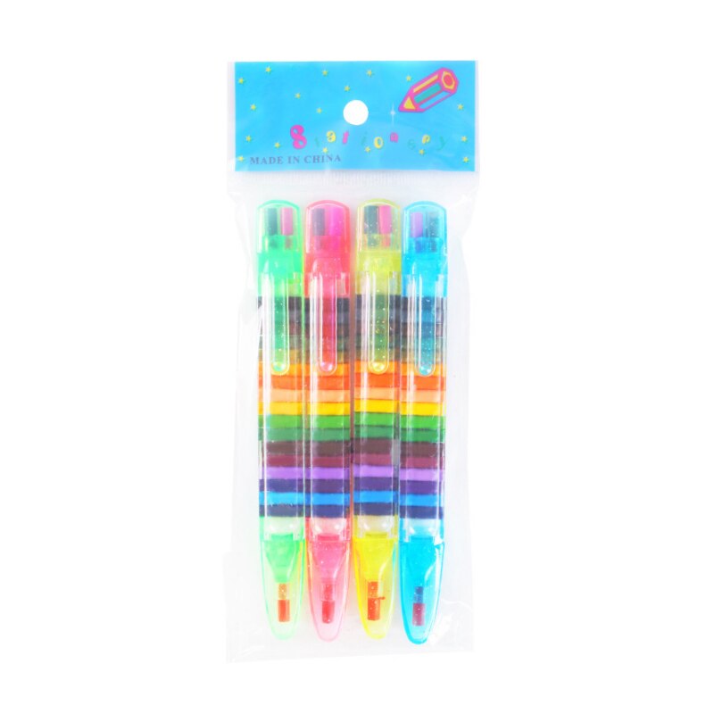 Saizhi gør-det-selv læring pædagogisk tegnelegetøj voks farveblyant farveblyant graffiti pen til børn maleri tegneudstyr  sz3170