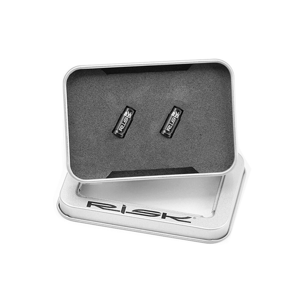 Fiets Ventieldopje Titanium Legering Racefiets Amerikaanse/Frans Ventiel Bedekt Protector Tyre Stofdicht Moer Cover Fietsen Accessoires: Black French