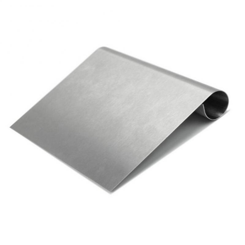 Stainless Steel Pizza Dough Scraper Cutter Measure Flour Pastry Dough Cutter Cake Cutter Dough Slicer Kitchen Tool Baking Gadget