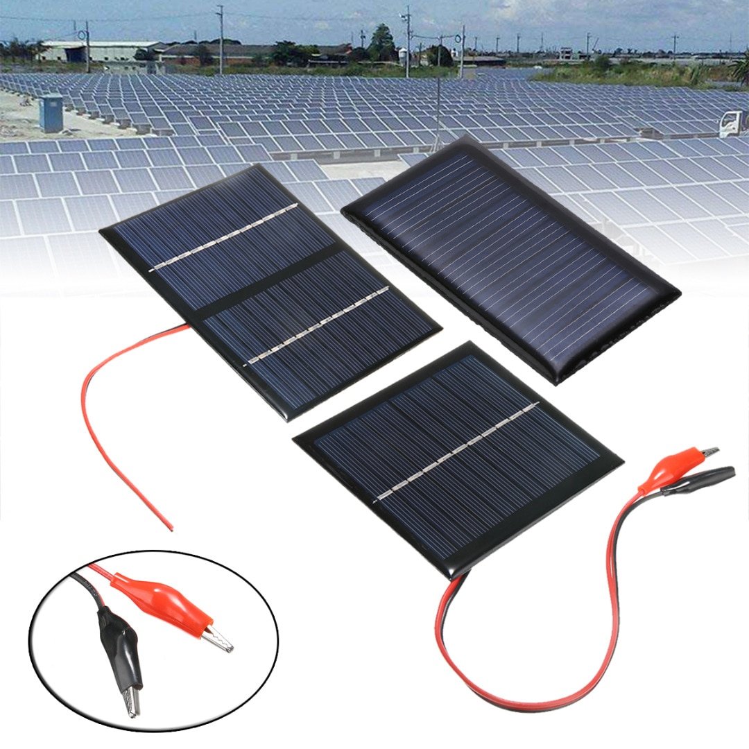 9v 3w bærbar mini celle solpanel system lys diy batteri celle oplader modul solpanel