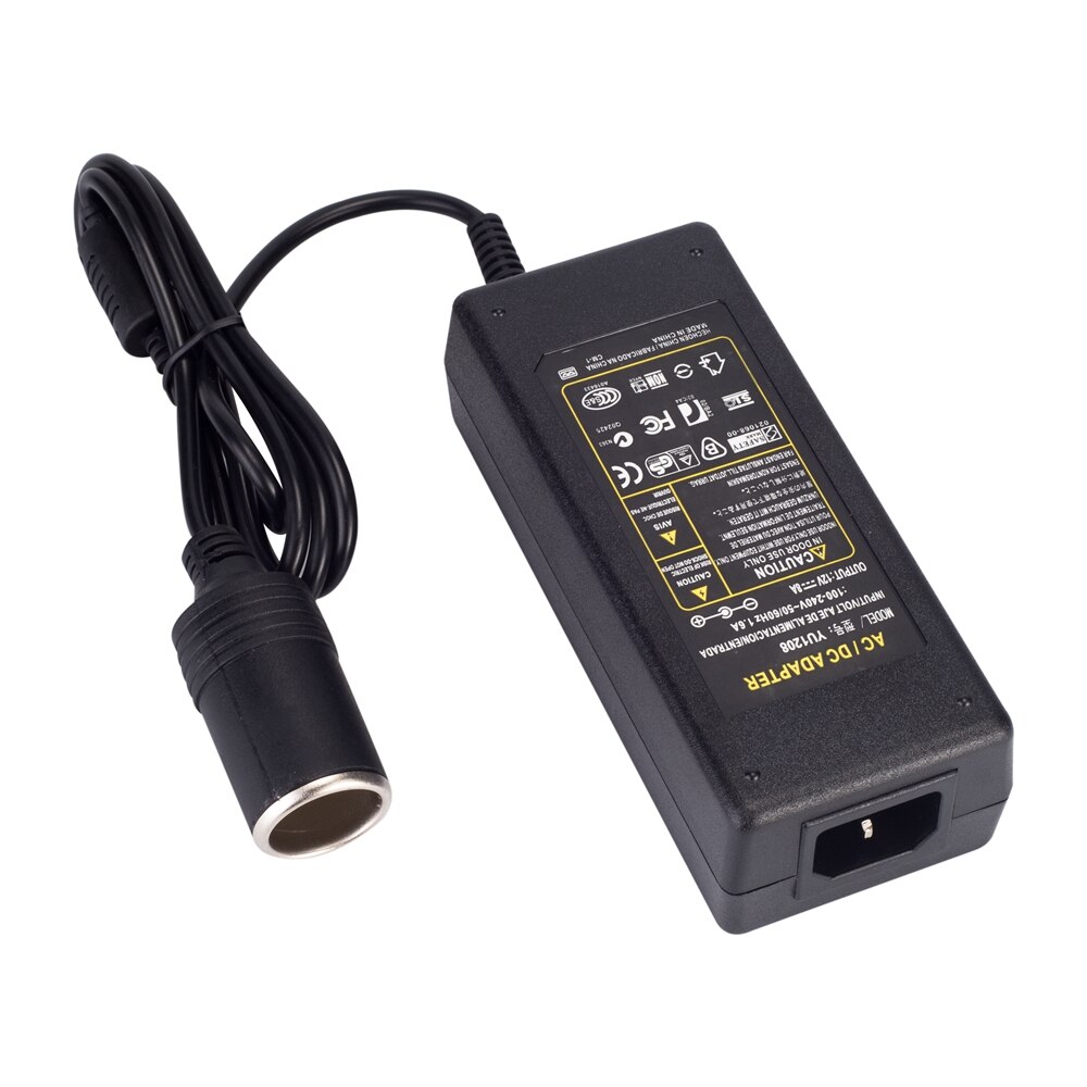 Ac 100v--240v til 12v 8a bytte strømforsyning bil sigarettenneruttak universell strømadapter ledet transformator 12 volt